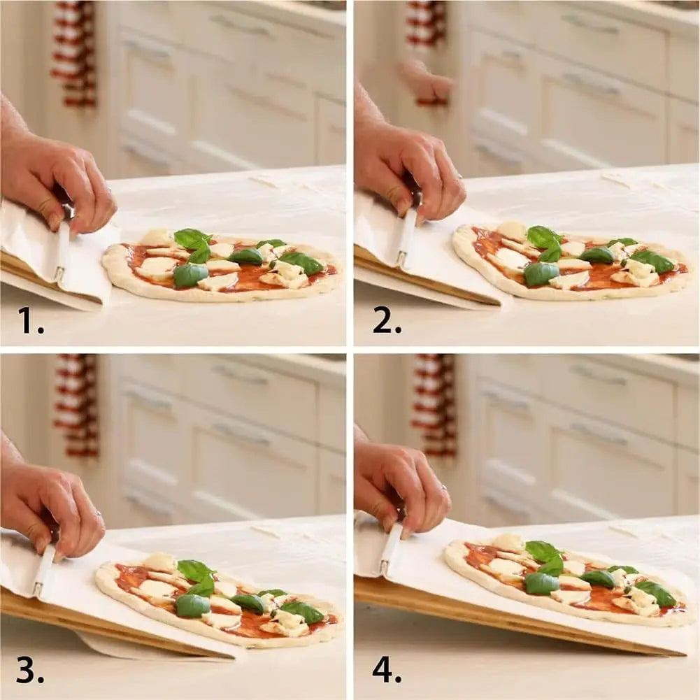 Pizza transfer shovel for homemade pizza