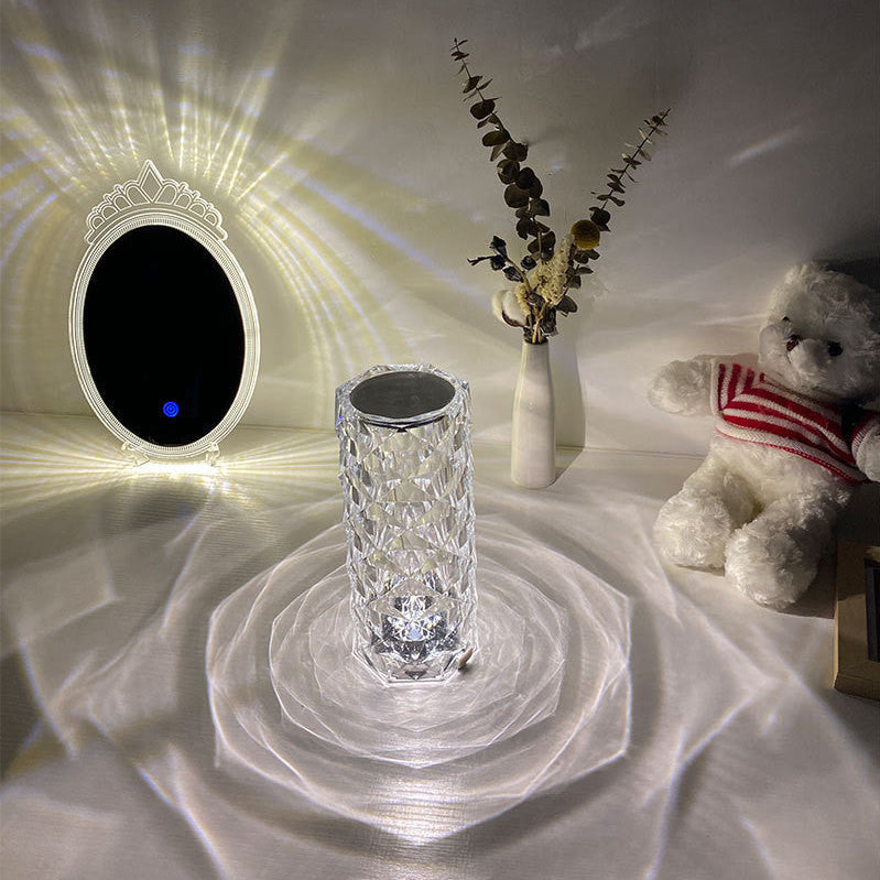 Crystal Rose Lamp